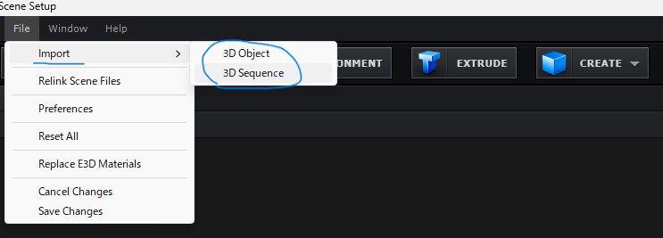 Element3DでOBJの入力