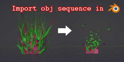 how to import an obj sequence