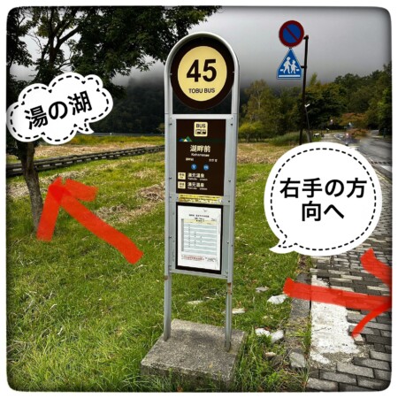 奥日光　湯元温泉源泉の最寄りバス停