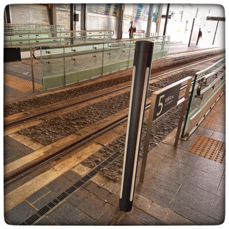 富山駅の市電の線路