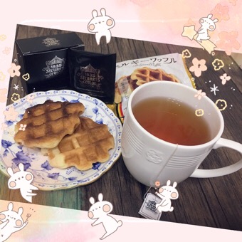 ジョージスチュアート アールグレイ with ワッフル ダイソー