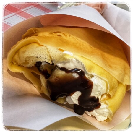 チョコバナナ　リトルセーマンのクレープ