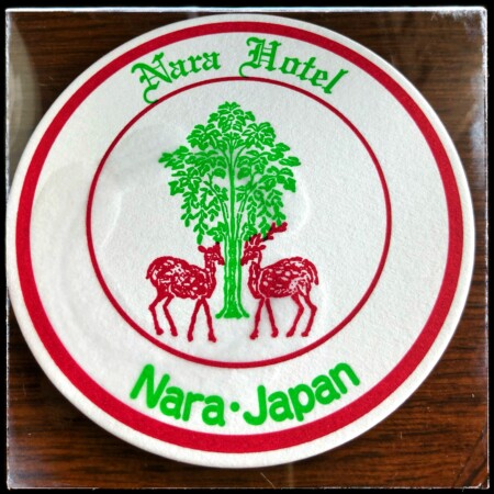 奈良ホテルティーラウンジの鹿のコースター