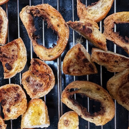 失敗あんパンのラスク