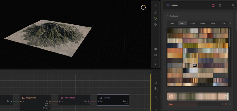 GaeaのSatMapのプロパティ設定