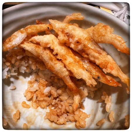 白えび亭のおすすめセット白えび天丼